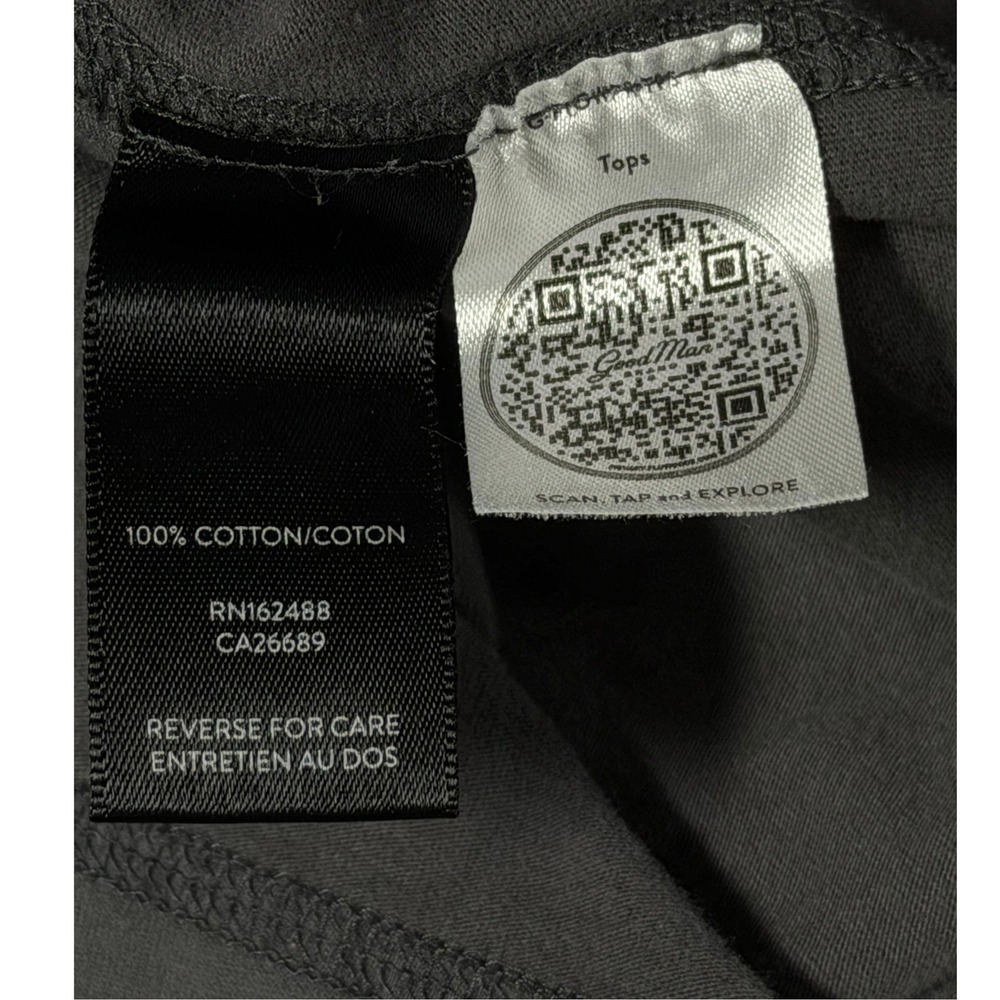 Good Man Brand Mens Gray Short Sleeve Notch Neck T-Shirt with Pocket‎ Small - Picture 5 of 5